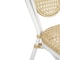 Flash Furniture Cannes Thonet French Bistro Stacking Chair, Natural PE Cane Rattan and White Aluminum Frame, 4PK 4-SDA-AD642110-1-NAT-WH-GG - alternate 4
